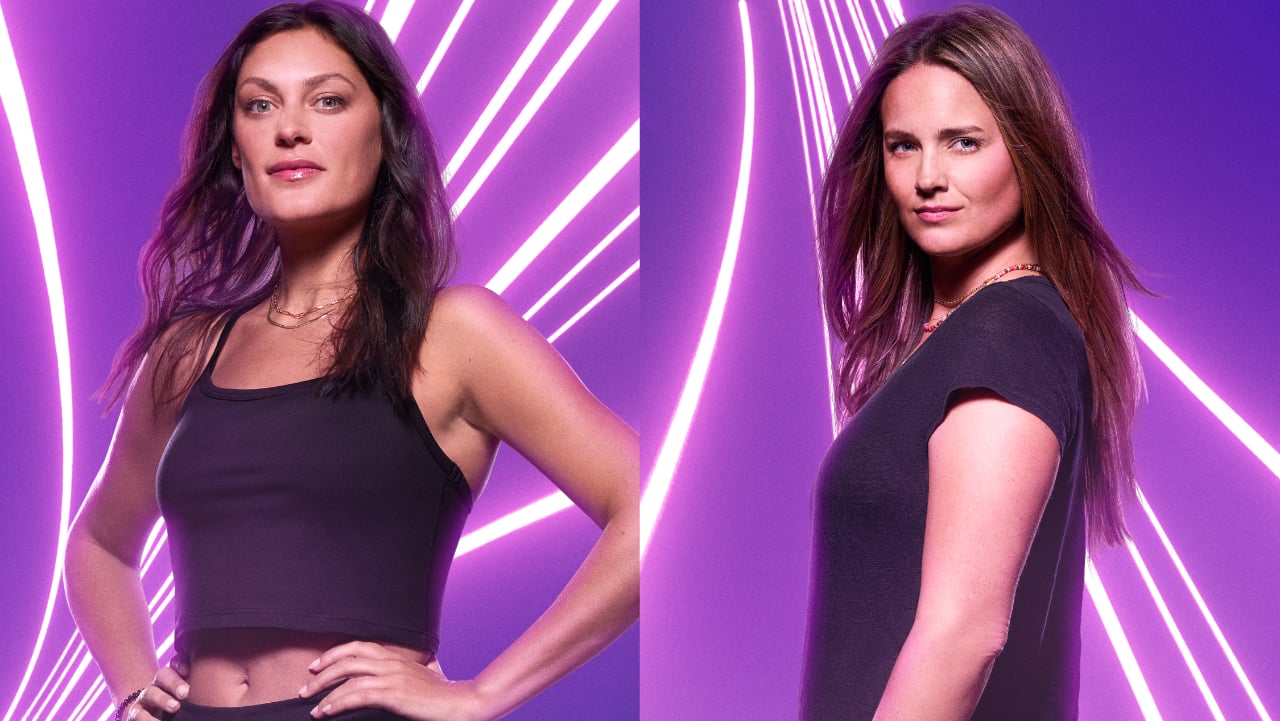 Michele Fitzgerald and Laurel Stucky posing for 'The Challenge' cast photos