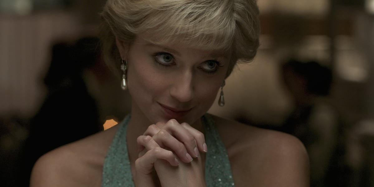 Photo of Elizabeth Debicki as Princess Diana in season 5 of "The Crown."