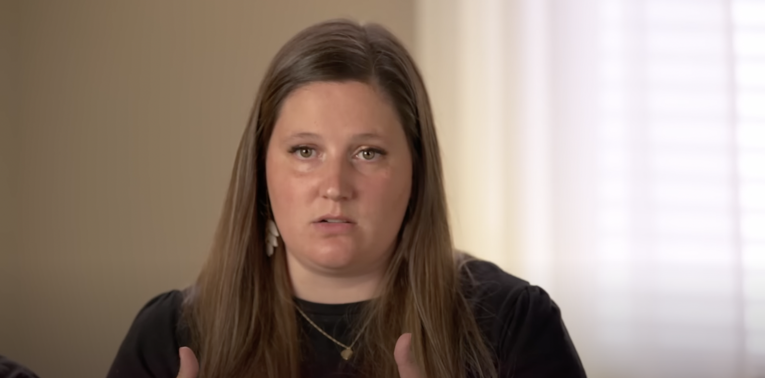 A close-up of Tori Roloff speaking in 'Little People, Big World'