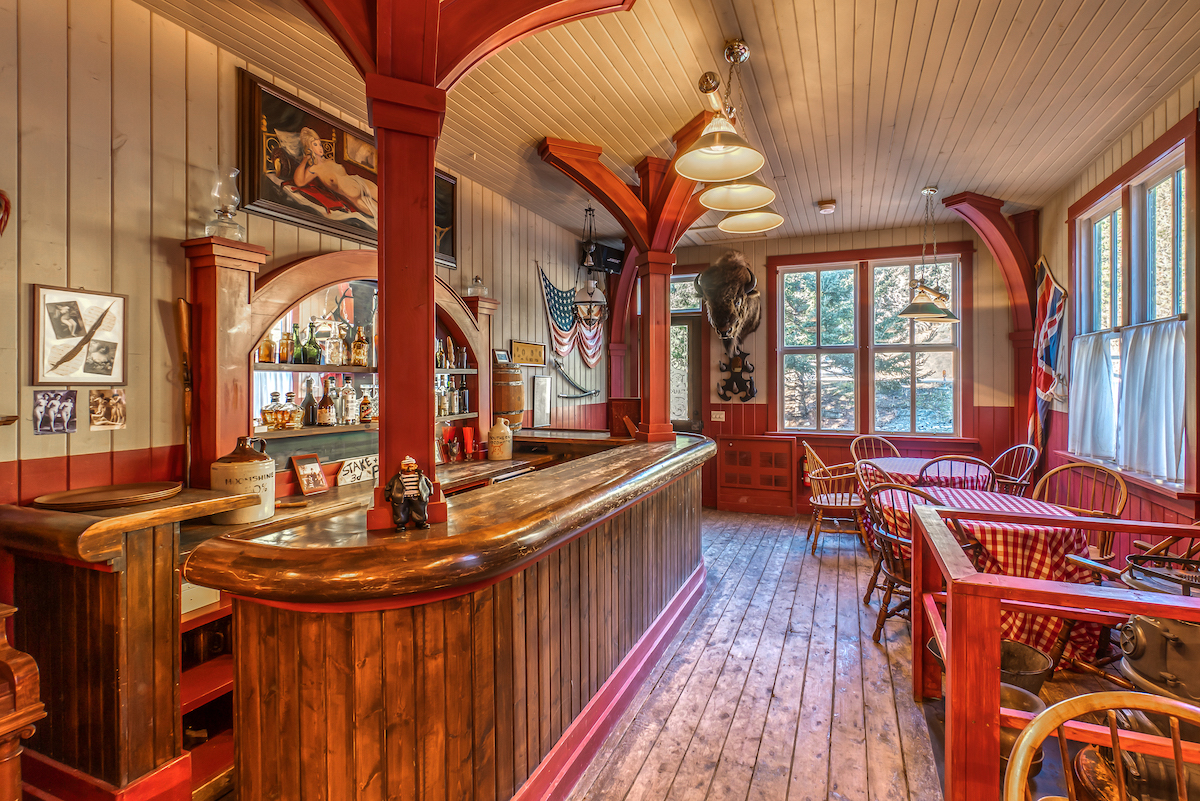 Saloon on the Alberta ranch where Clint Eastwood's 'Unforgiven' was filmed