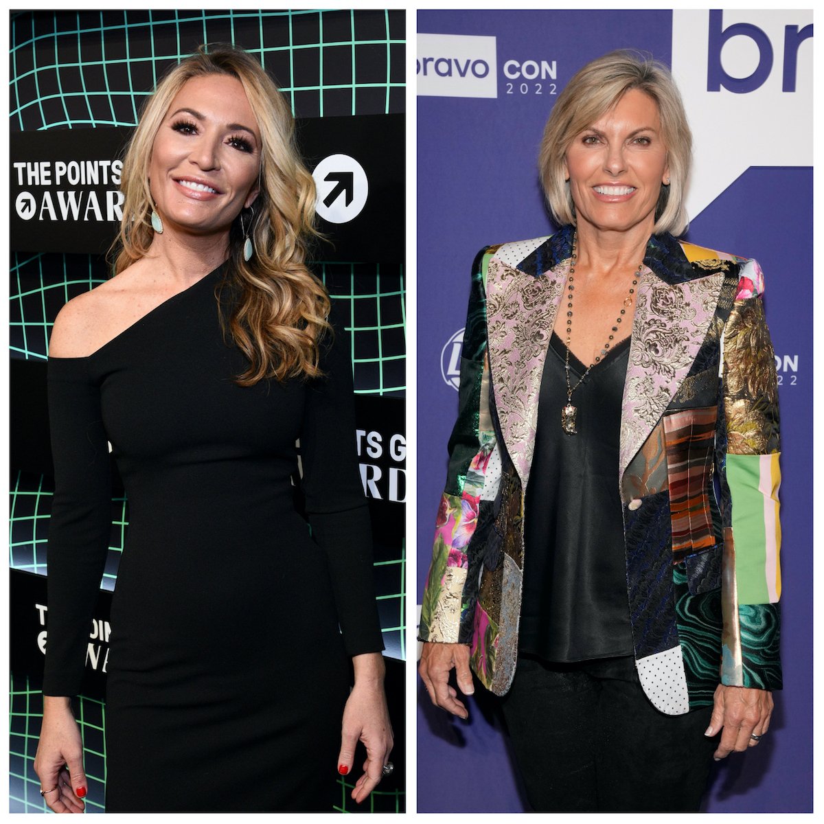 Kate Chastain walked the red carpet at a 2019 event. Captain Sandy Yawn at a BravoCon 2022 event