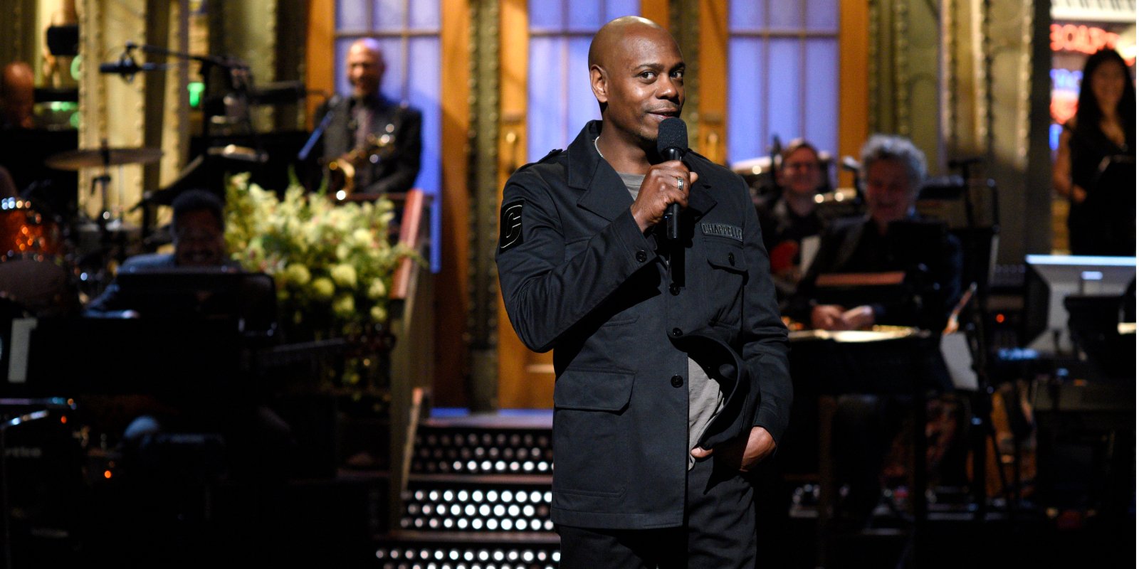 Dave Chappelle hosted 'Saturday Night Live' and performed monologue on November 12, 2016.