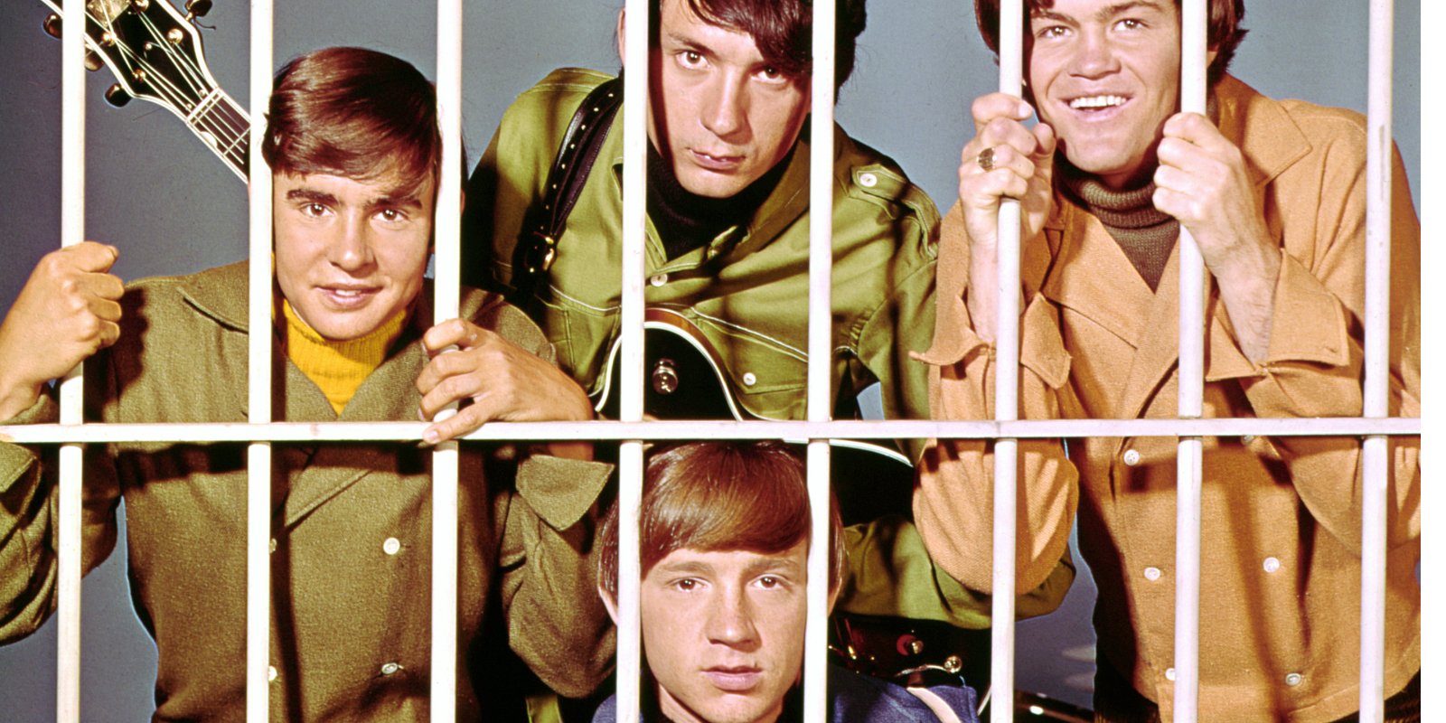 Davy Jones, Mike Nesmith, Peter Tork, and Davy Jones of 'The Monkees.'