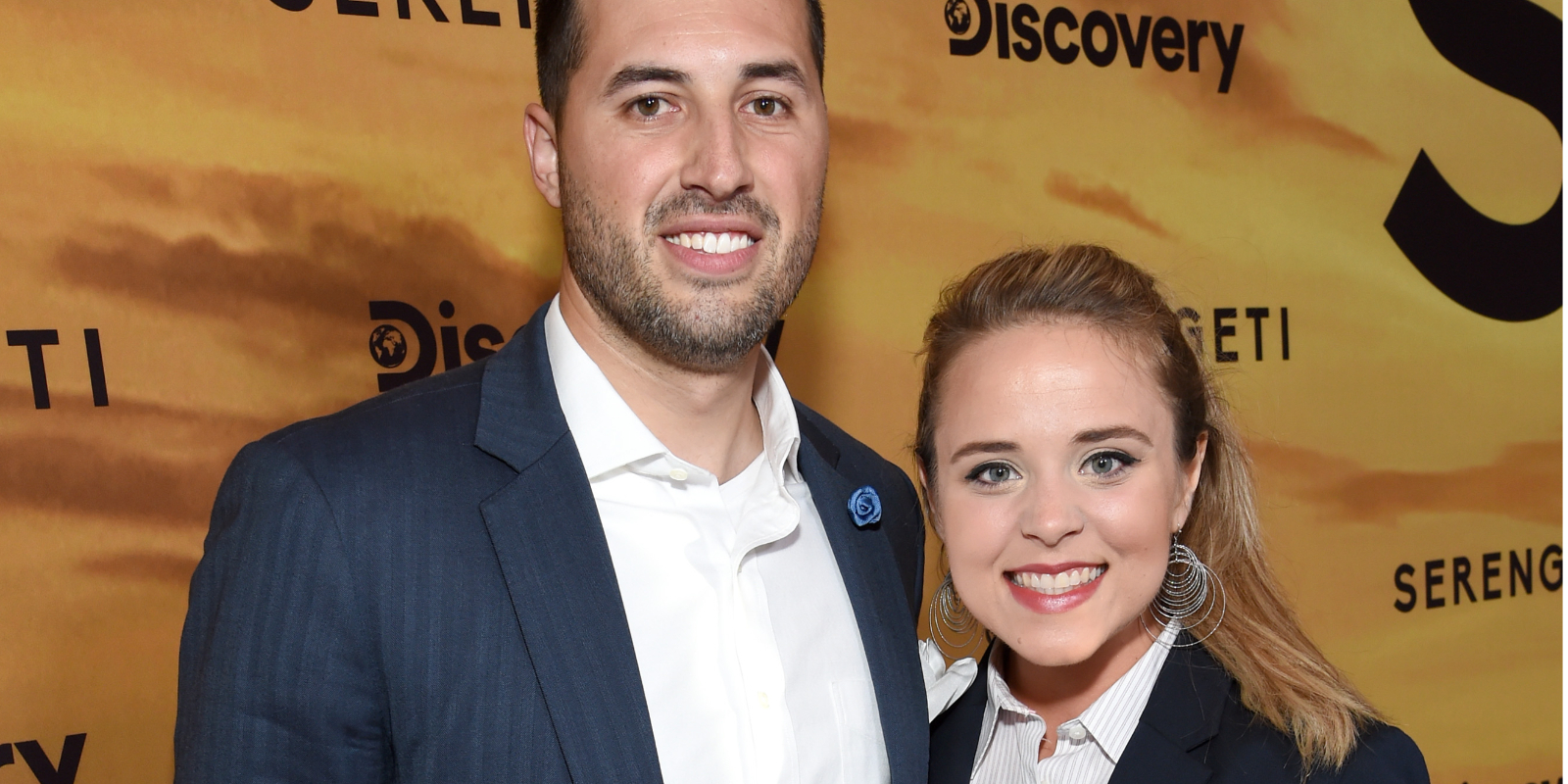 Jinger Duggar and Jeremy Vuolo at a movie premiere in 2019.