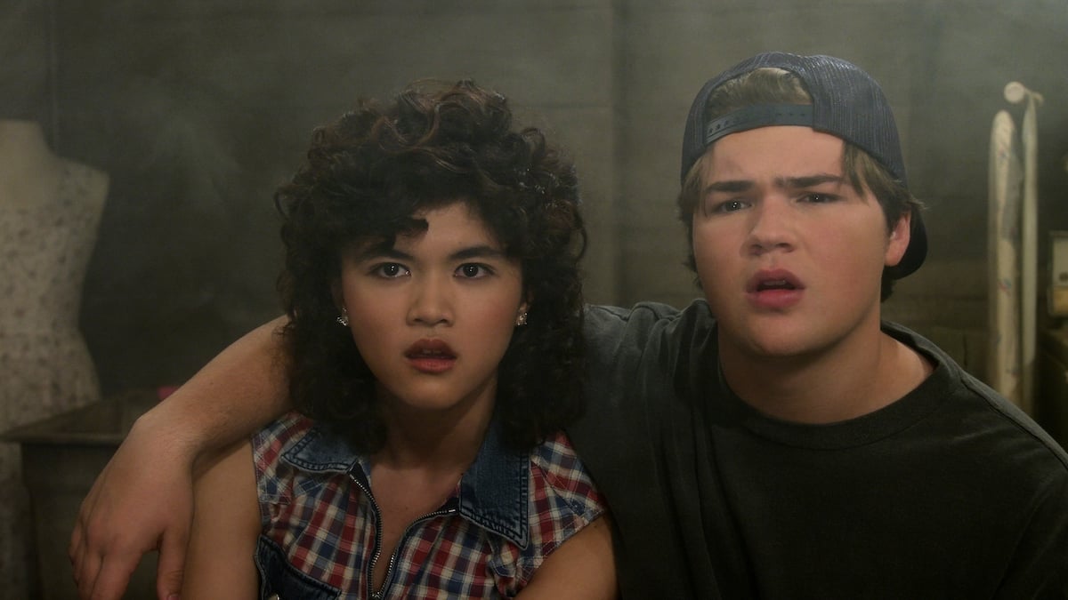 Nikkie (Sam Morelos) and Nate (Maxwell Acee Donovan), two new characters who will appear in 'That '90s Show'