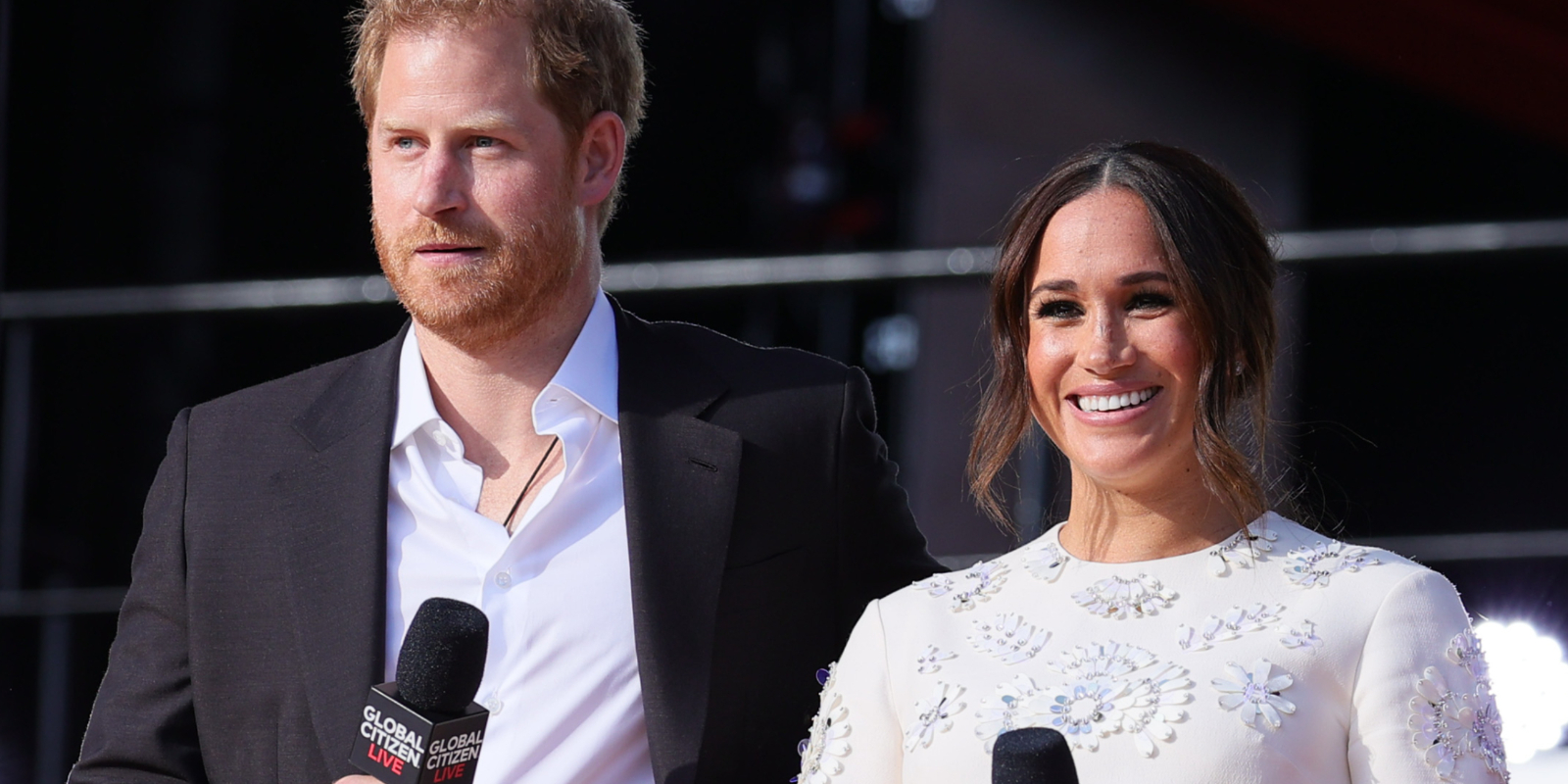 Prince Harry Meghan Markle at the global citizen event in New York City.