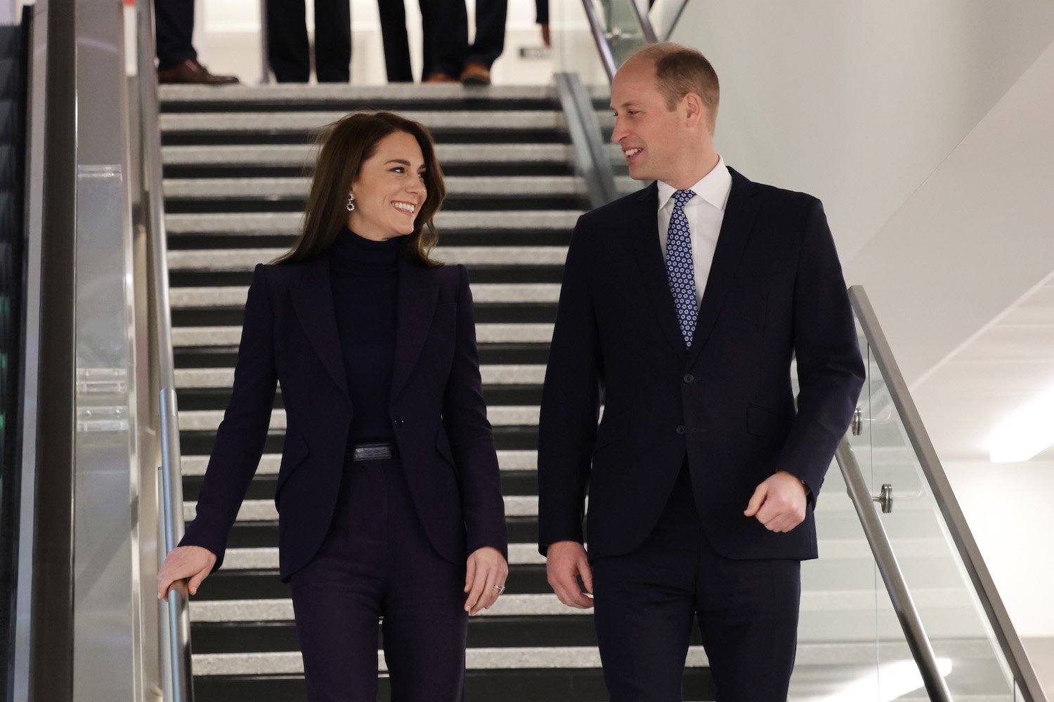 Prince William and Kate Middleton body language was on display when they landed in Boston for a three day tour including the Earthshot Prize Awards