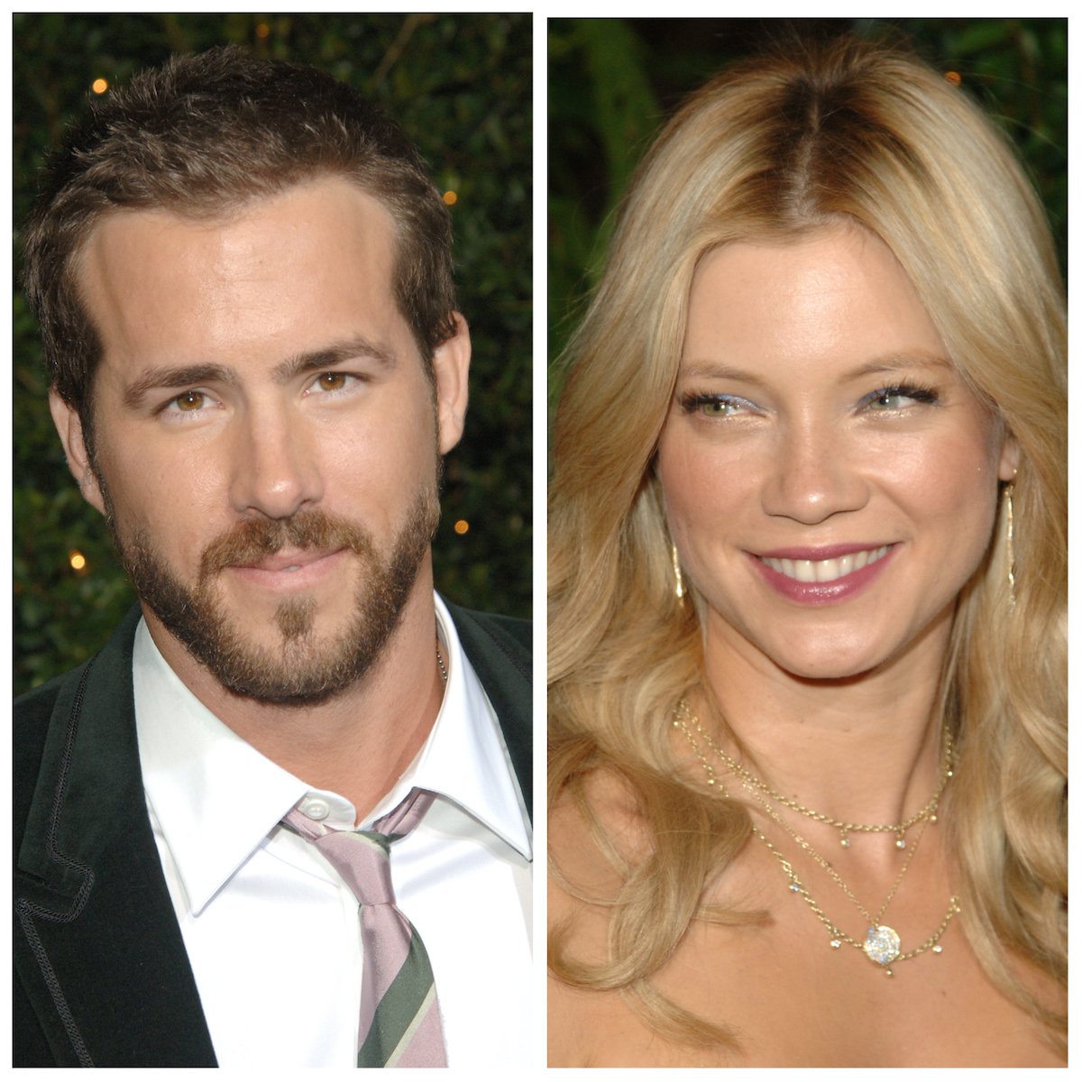 Ryan Reynolds and Amy Smart during the 'Just Friends' premiere
