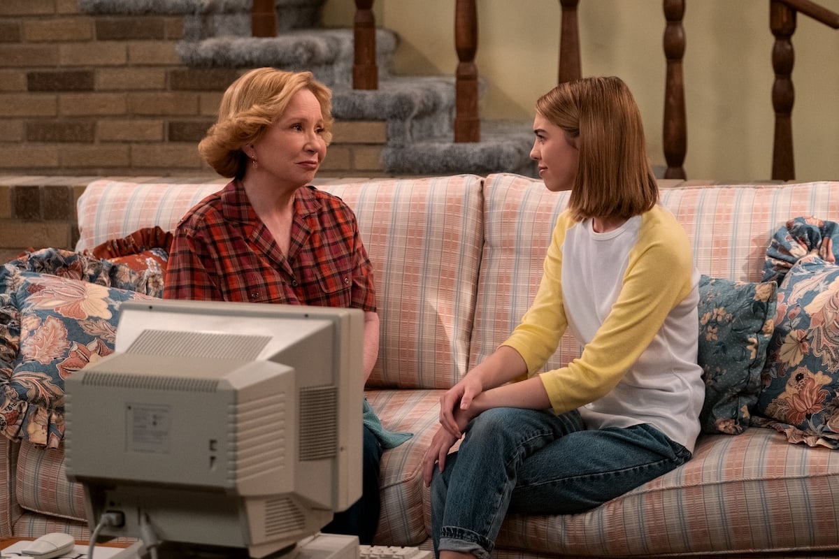 Kitty Forman (Debra Jo Rupp) and her granddaughter Leia (Callie Haverda) in the 'That '70s Show' spinoff 'That '90s Show'