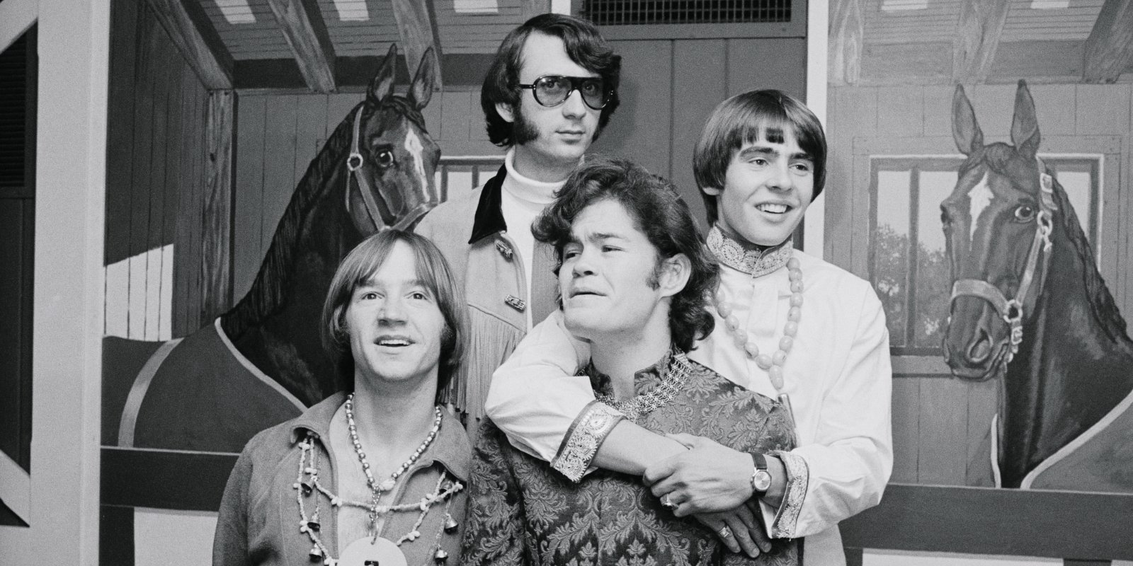 Peter Tork, Mike Nesmith, Micky Dolenz and Davy Jones photographed in New York City.