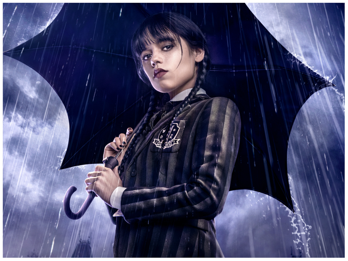 Wednesday Addams (Jenna Ortega), who takes down the big bad in 'Wednesday' Episode 8