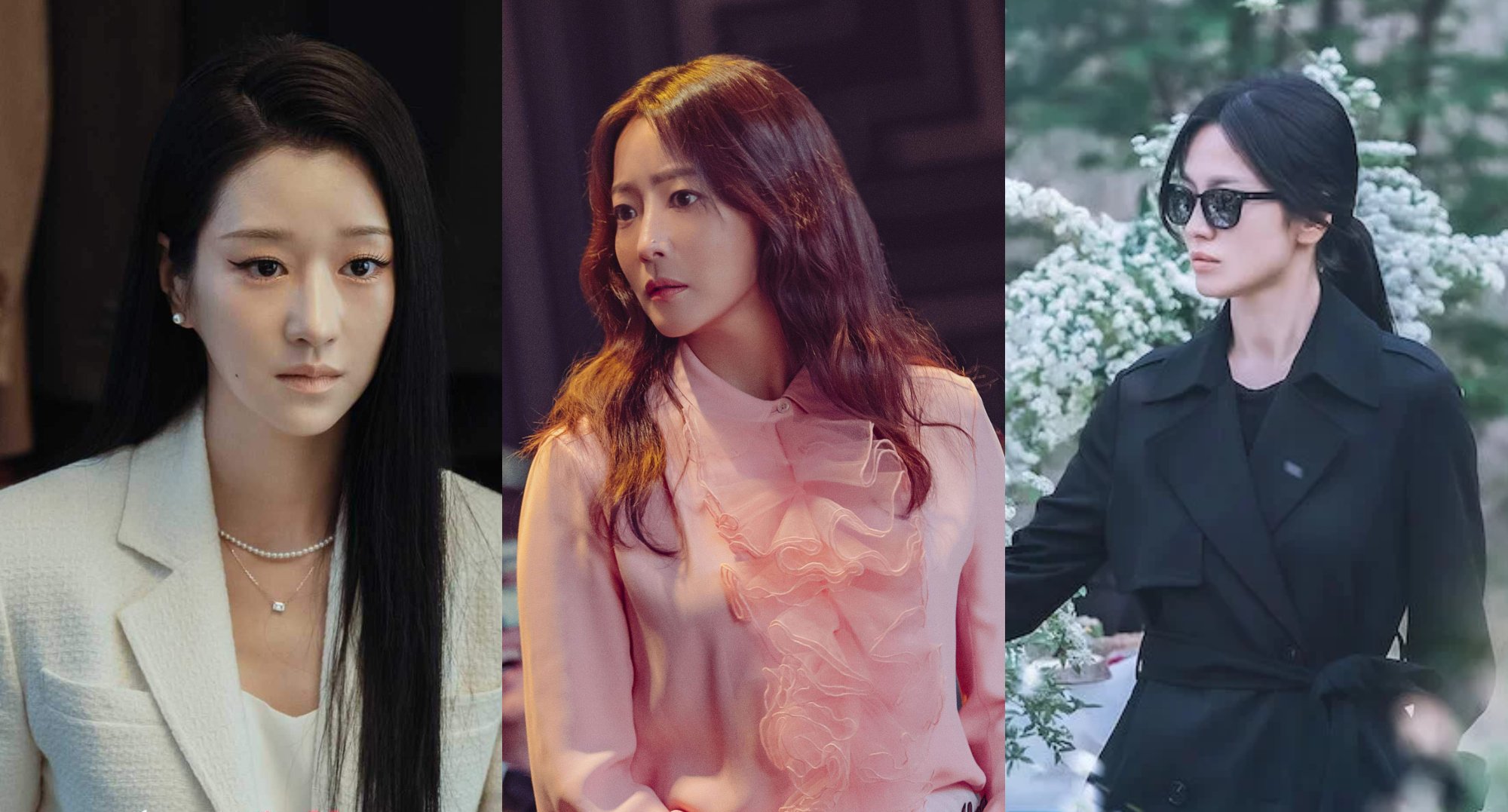 2022 Revenge K-dramas 'Eve,' 'Remarriage & Desires,' and 'The Glory.'