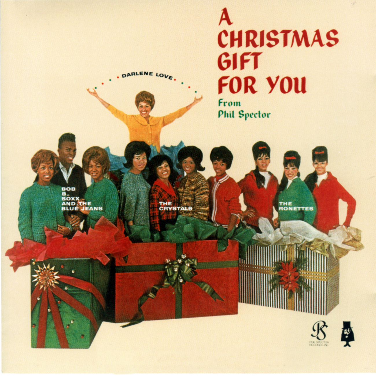 'A Christmas Gift for You From Phil Spector' album cover in 1963.