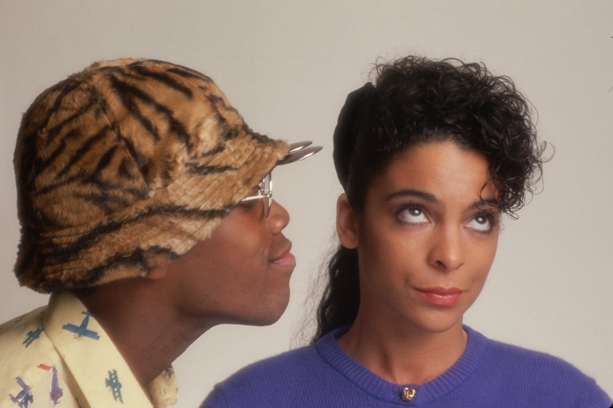 'A Different World': Whitley (Jasmine Guy) rolls her eyes at Dwayne (Kadeem Hardison)