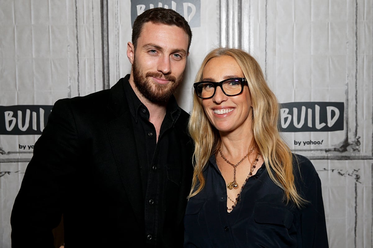 Aaron Taylor-Johnson and Sam Taylor-Johnson attend the Build Series to discuss 'A Million Little Pieces' at Build Studio December 02, 2019