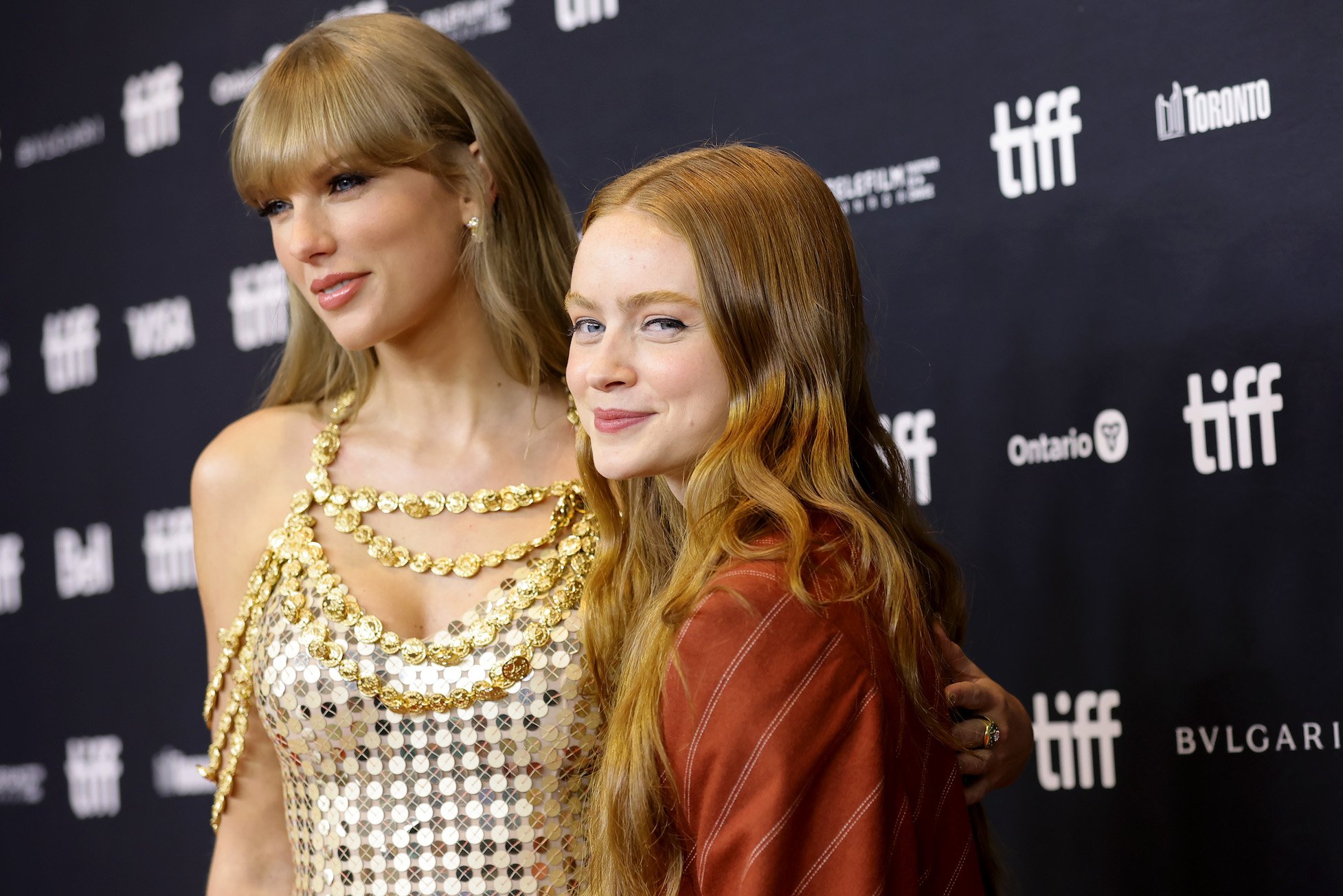 Taylor Swift and Sadie Sink attend the 2022 Toronto International Film Festival