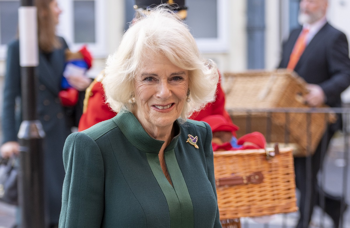 Camilla Parker Bowles on hand as Paddington bears left in tribute to Queen Elizabeth II are transported to Barnardo's Nursery to be donated