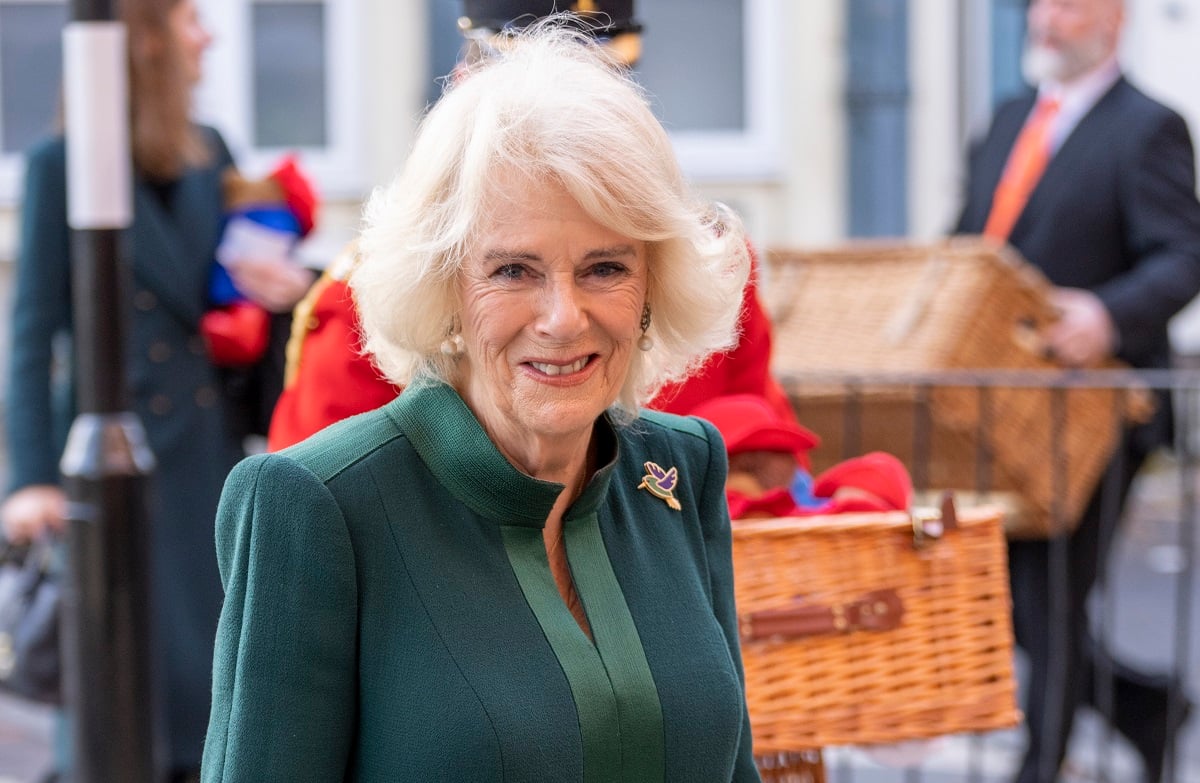 Camilla Parker Bowles on hand as Paddington bears left in tribute to Queen Elizabeth II are transported to Barnardo's Nursery to be donated