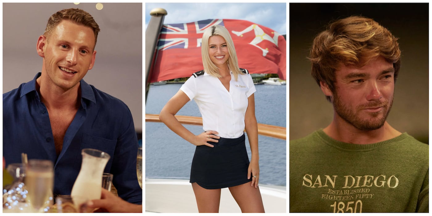Fraser Olender, Camille Lamb, and Ross McHarg from 'Below Deck'