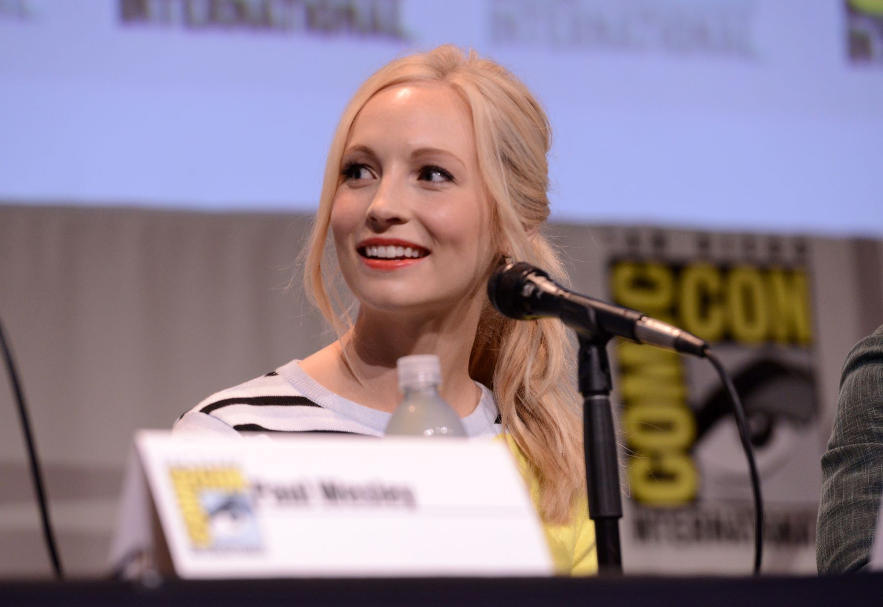 Candice King on a 'The Vampire Diaries' Comic-Con International 2015 panel in San Diego, California
