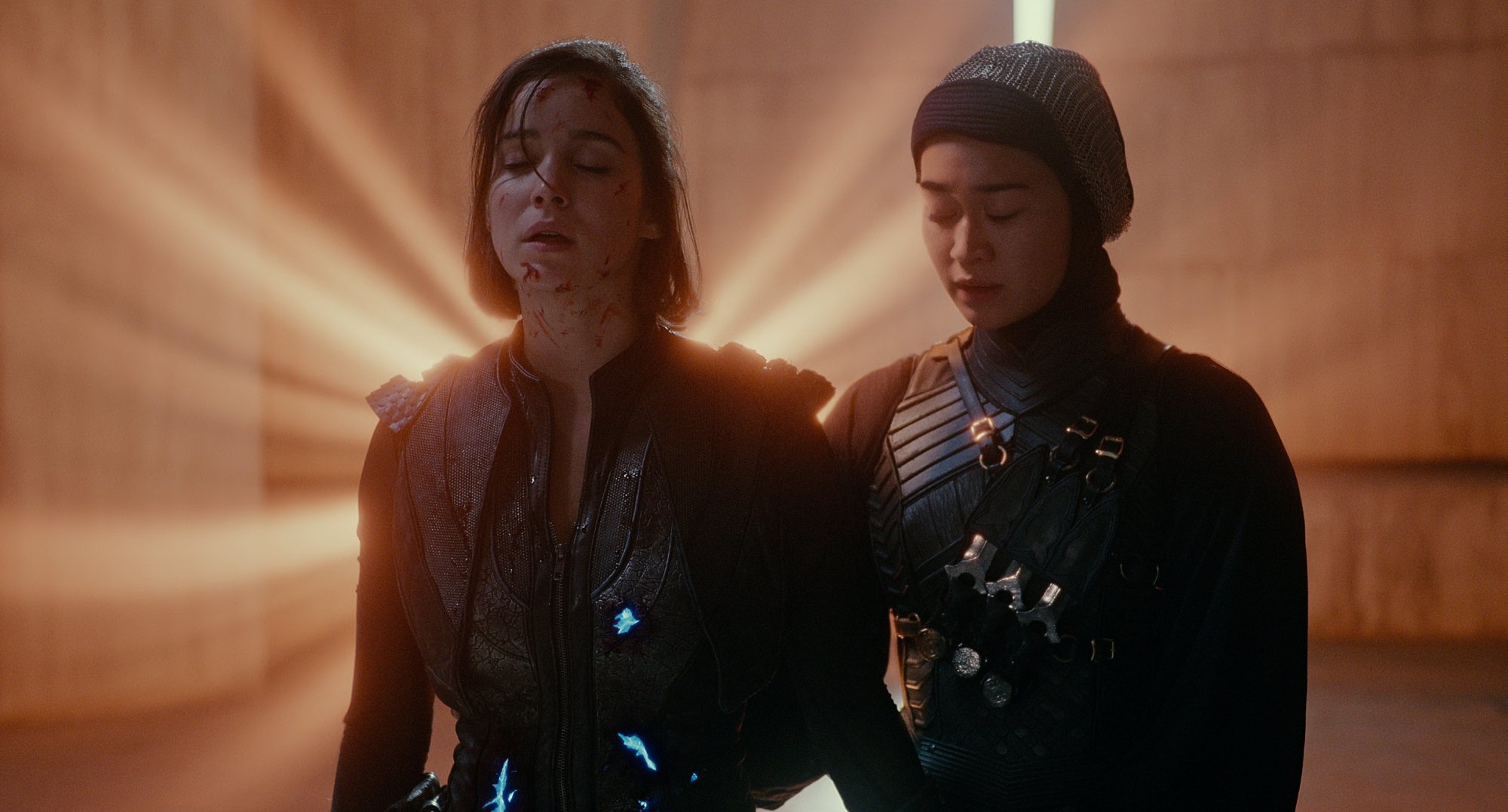 Character Ava and Beatrice during 'Warrior Nun' Season 2 finale.