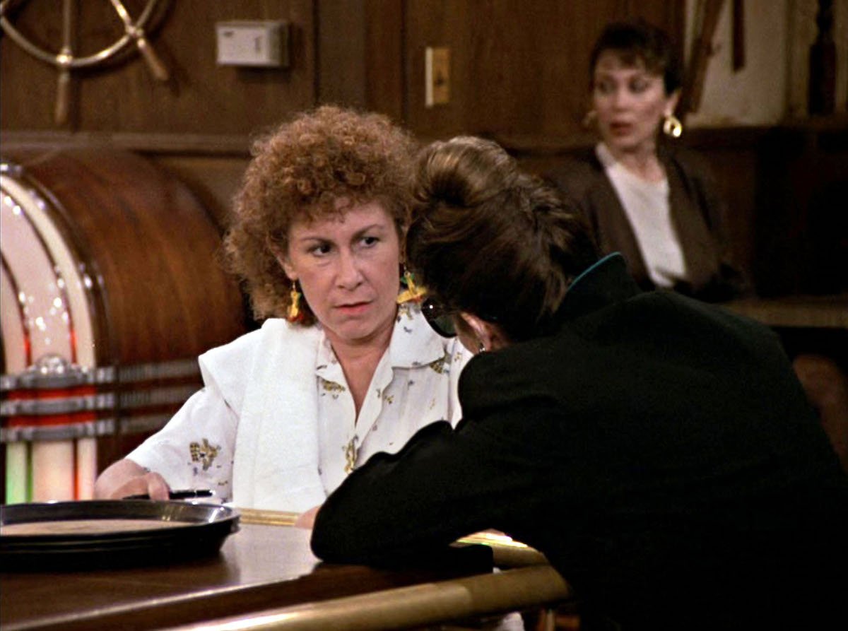 'Cheers': Carla (Rhea Perlman) waits tables at the bar