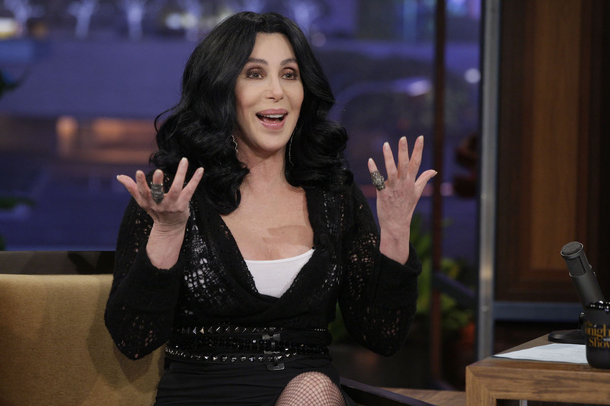 Cher, a nominee for the 2022 Showbiz Social Media Awards, appears on 'The Tonight Show with Jay Leno'