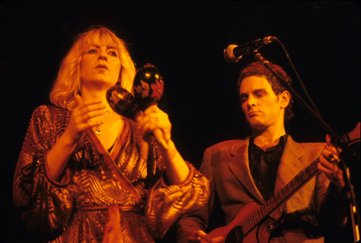 Christine McVie (left) and Lindsey Buckingham perform with Fleetwood Mac circa 1979. McVie said she and Buckingham had a synergy that separated them from the rest of the band.