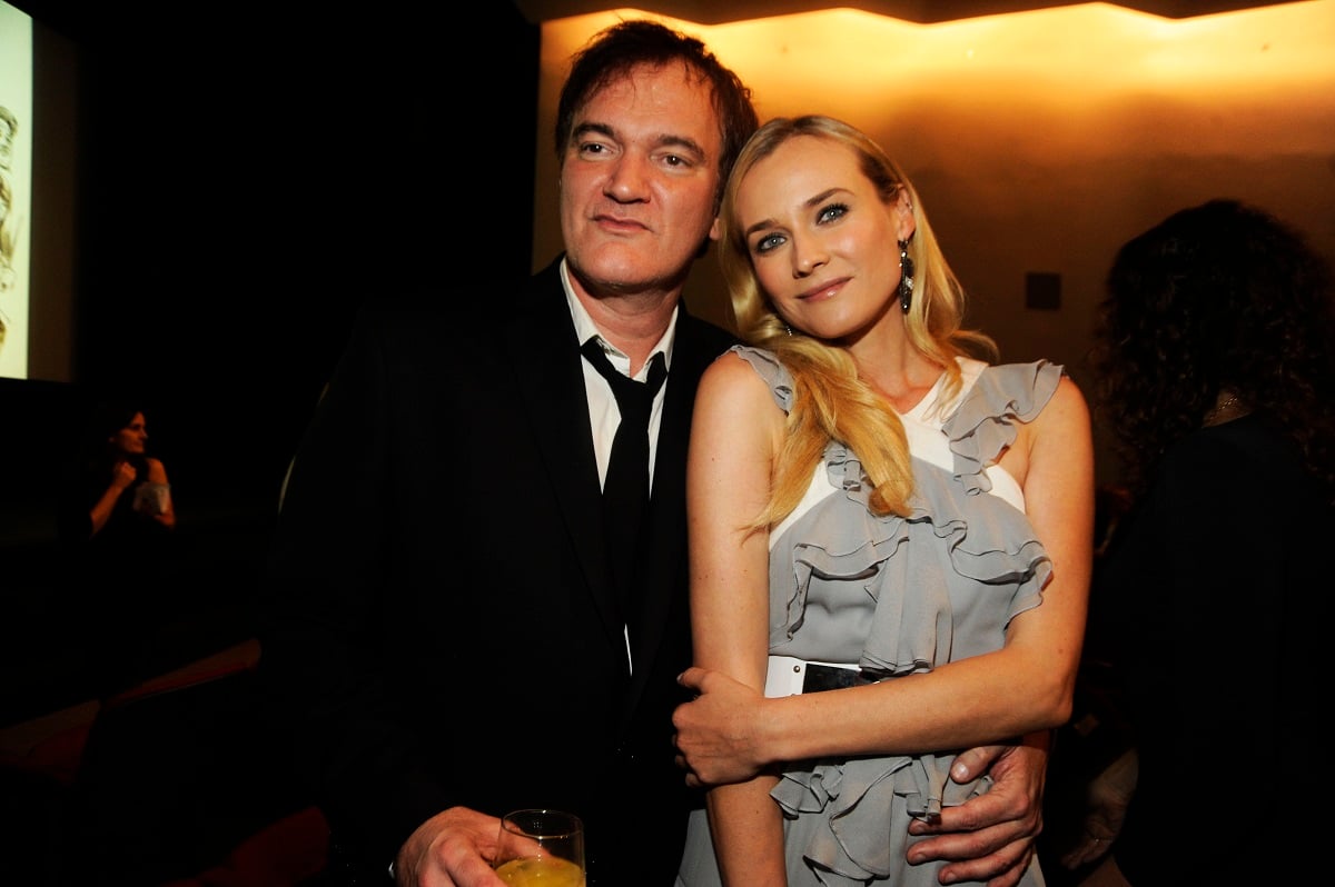 Diane Kruger and Quentin Tarantino at the Museum of Modern Art.