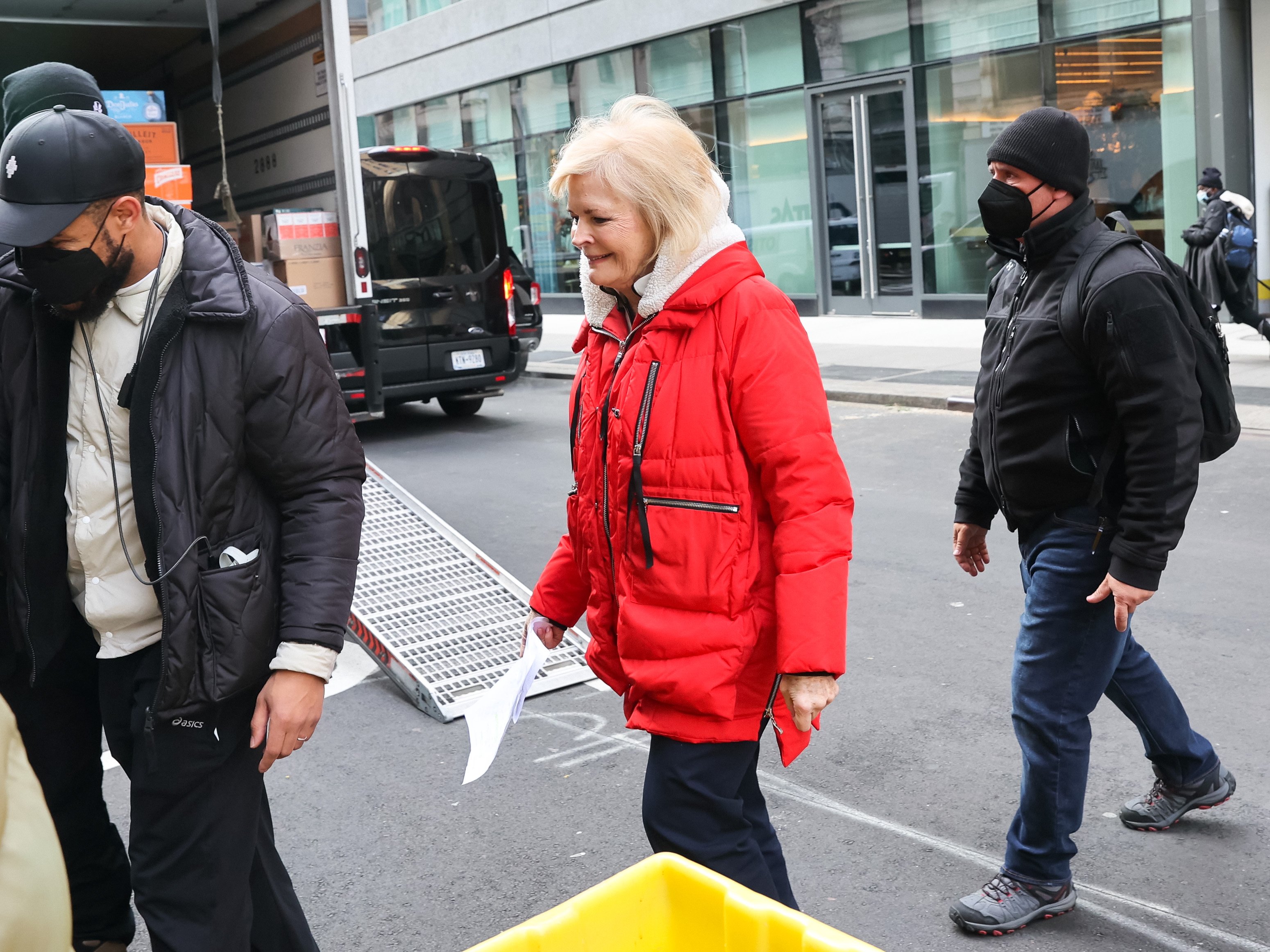 Candice Bergen is seen arriving to the 'And Just Like That...' season 2 film set on December 01, 202