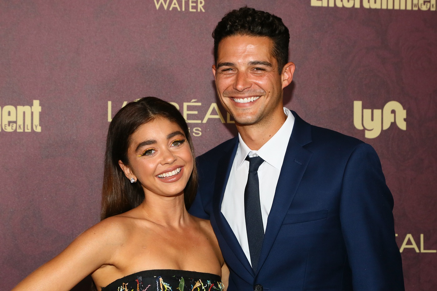 Sarah Hyland and Wells Adams arrive to the 2018 Entertainment Weekly Pre-Emmy Party at Sunset Tower Hotel