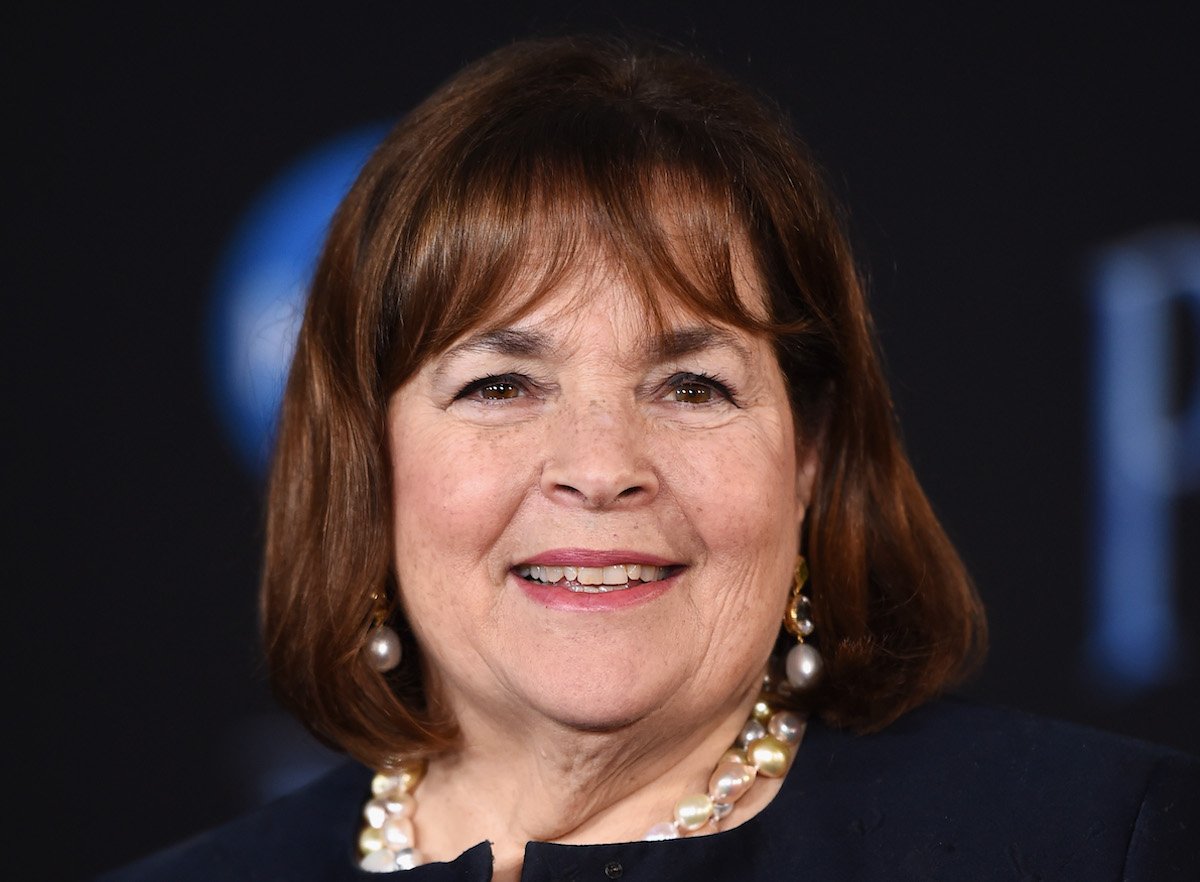 Ina Garten, who has simple dishes in 'Go-To Dinners', smiles at the premiere of 'Mary Poppins Returns'