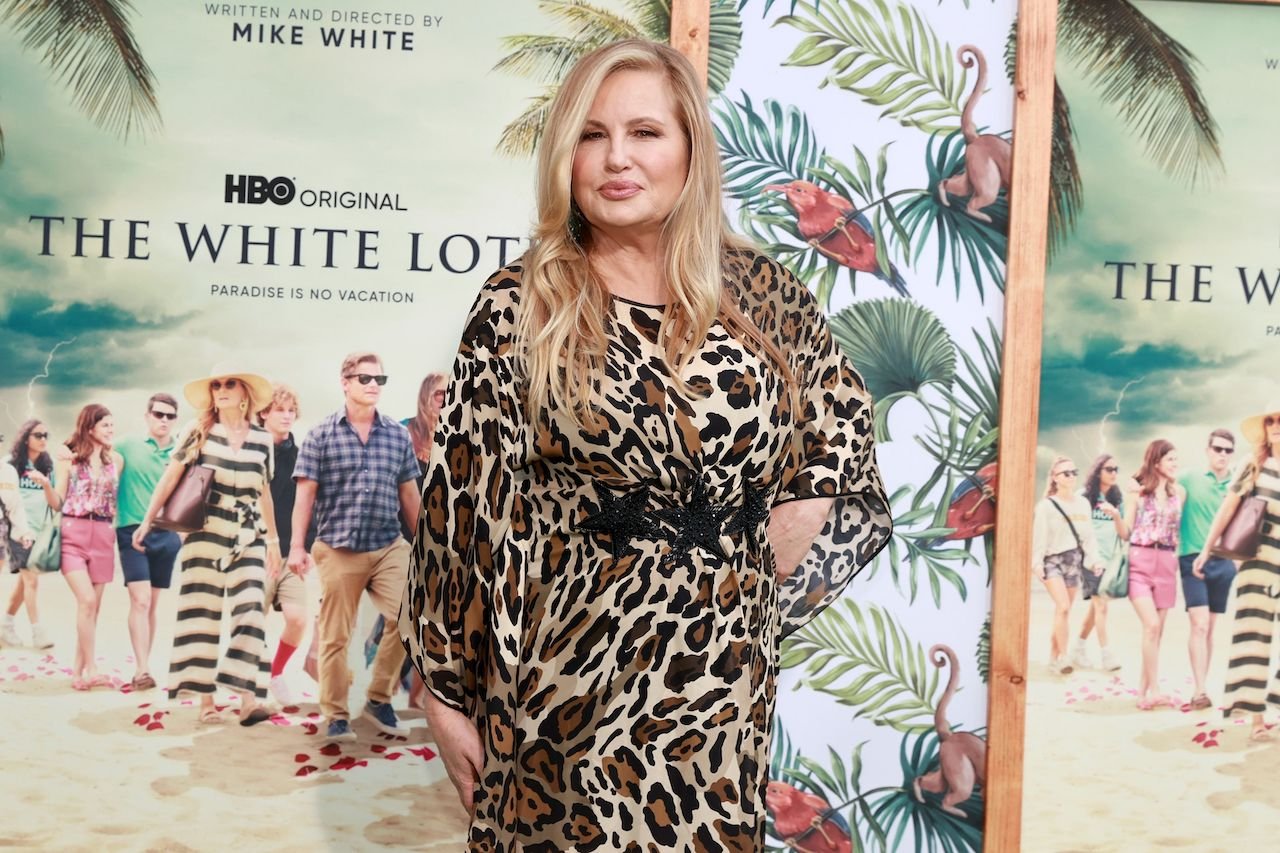 Jennifer Coolidge attends the Los Angeles premiere of "The White Lotus" at Bel-Air Bay Club on July 07, 2021, in Pacific Palisades, California.
