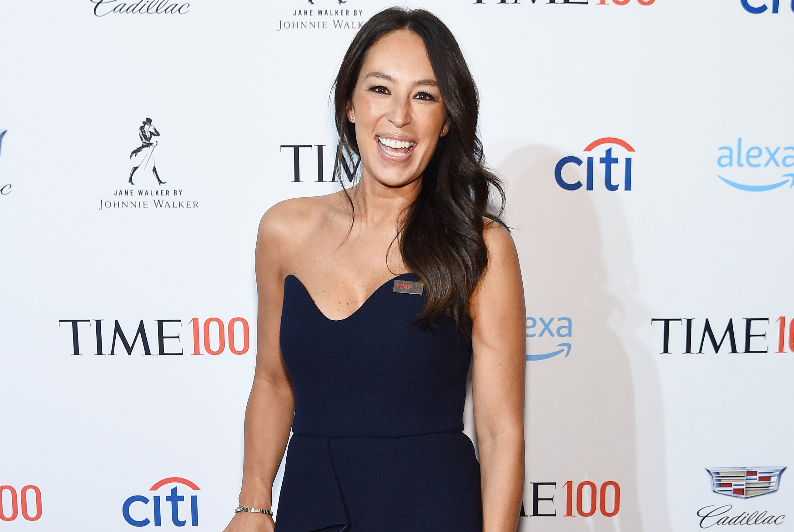 Joanna Gaines attends the TIME 100 Gala 2019 Cocktails at Jazz at Lincoln Center on April 23, 2019.