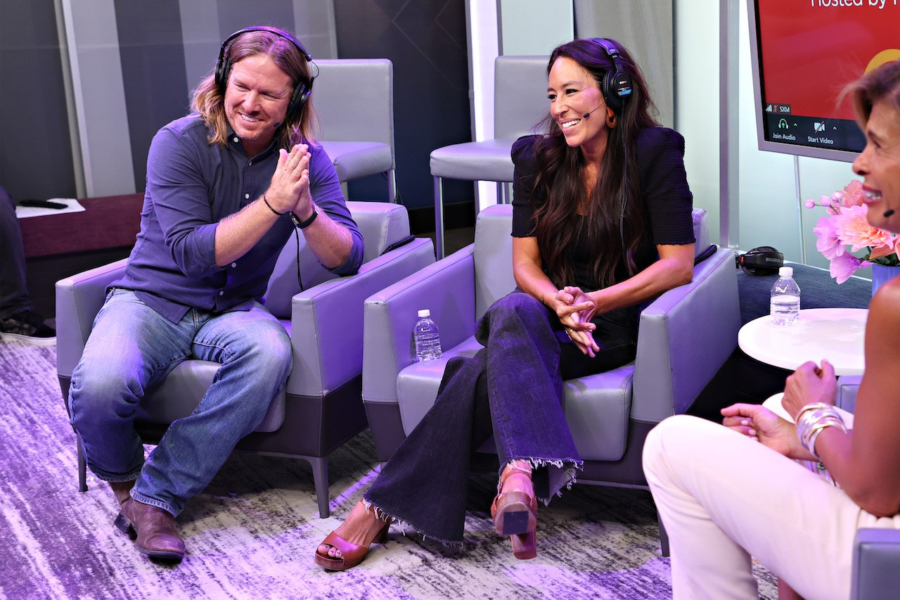 Hoda Kotb hosts a TODAY Show Radio event with Magnolia's Chip and Joanna Gaines at SiriusXM Studios on July 14, 2021, in New York City.