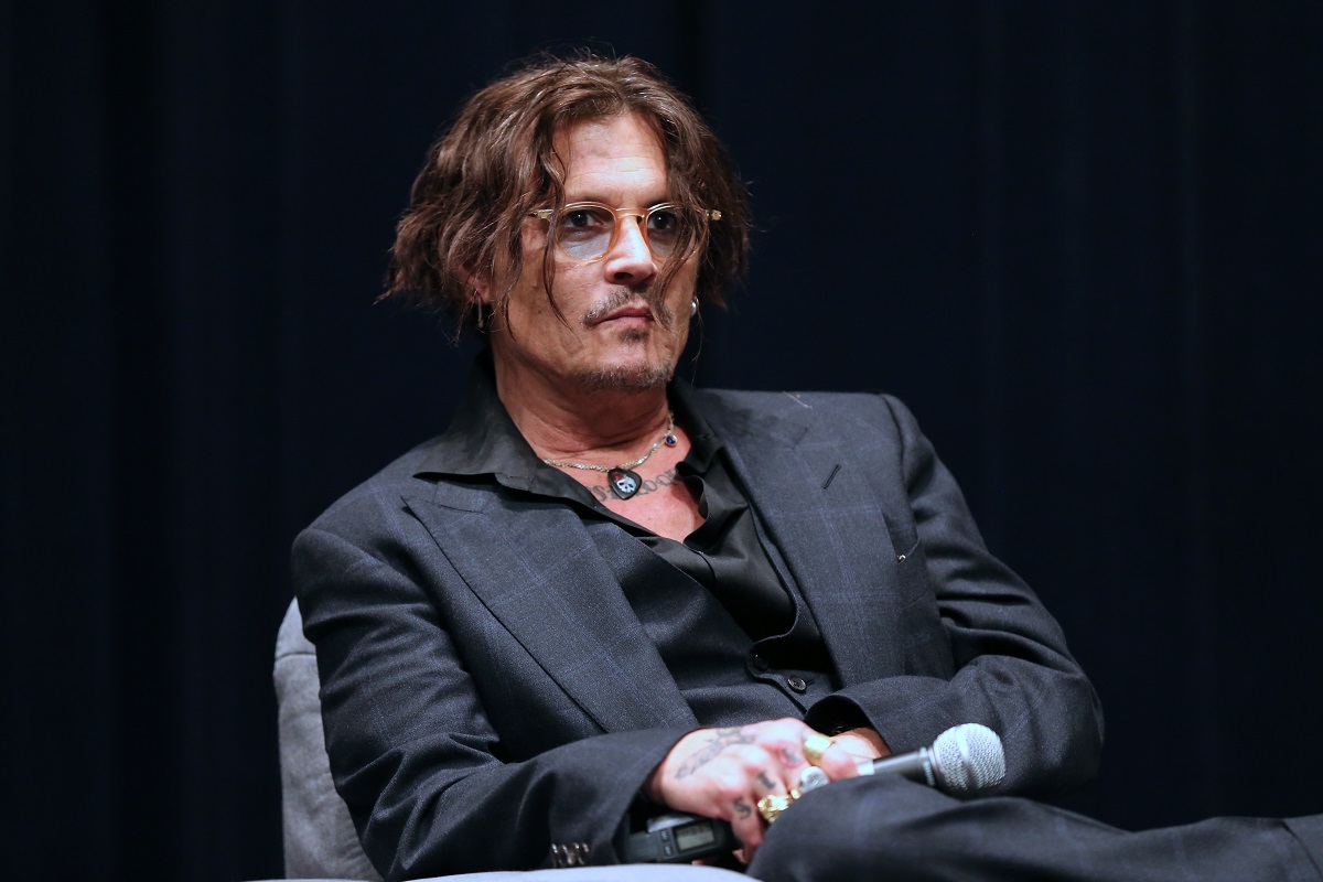 Johnny Depp at an International Film Festival.