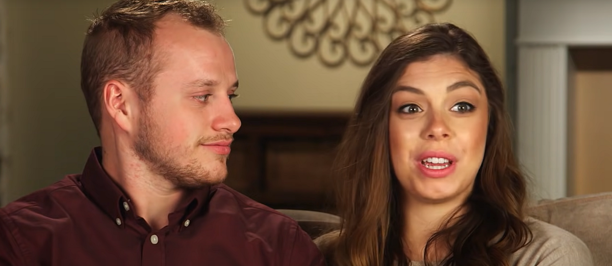 Josiah Duggar and Lauren Swanson sit for an interview during 'Counting On'