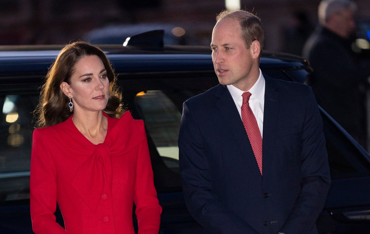 Kate Middleton and Prince William attend the Together at Christmas community carol service in 2021