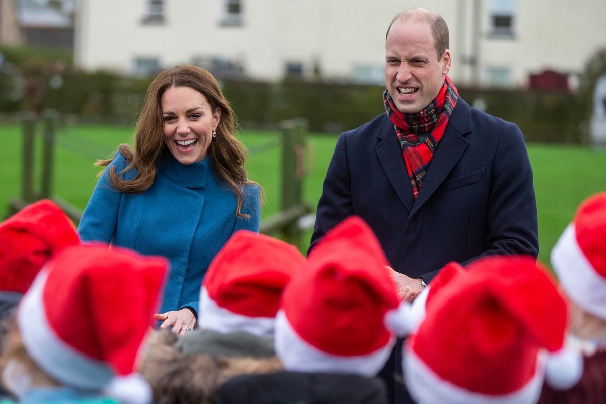 Kate Middleton and Prince William meet staff and pupils from Holy Trinity Church of England First School
