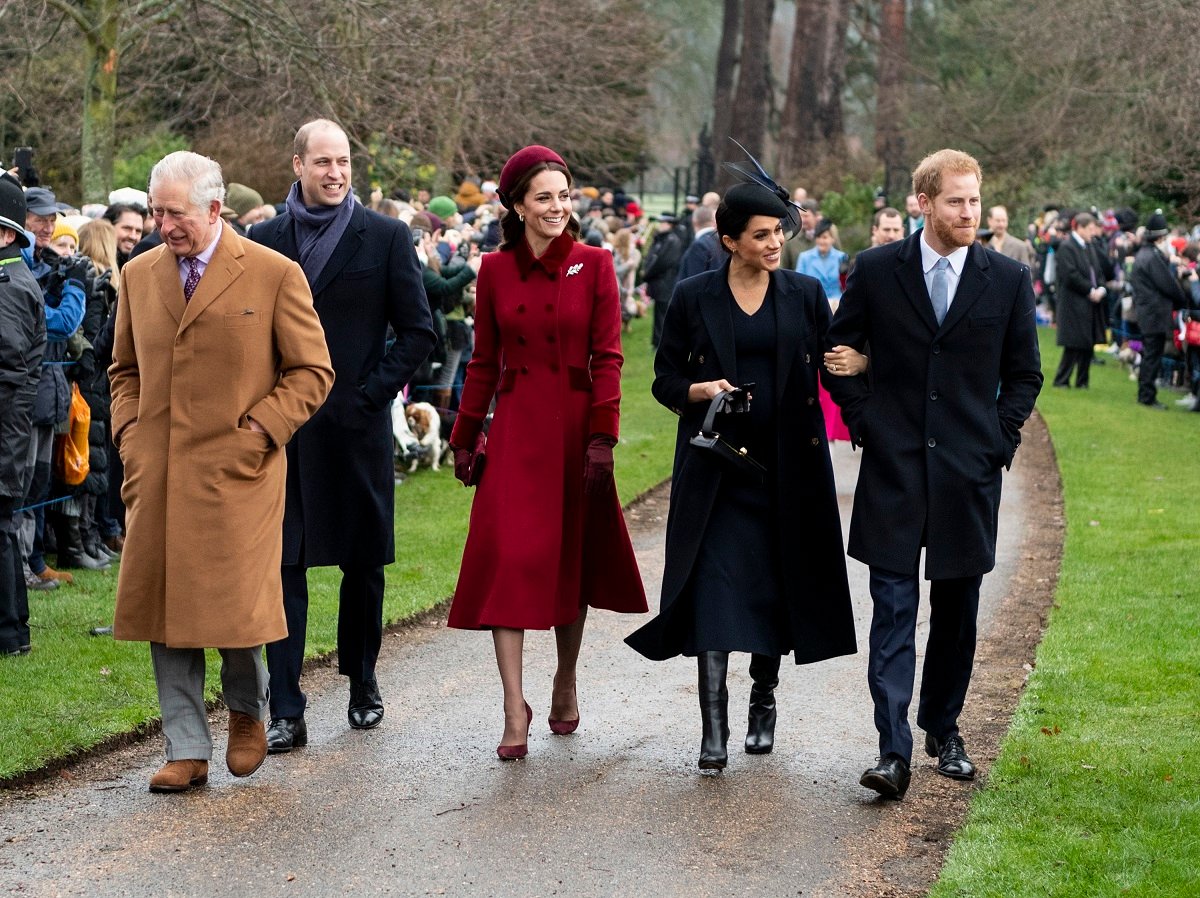 Members of Britain's royal family attend Christmas Day church service at St. Mary Magdalene on the Sandringham estate