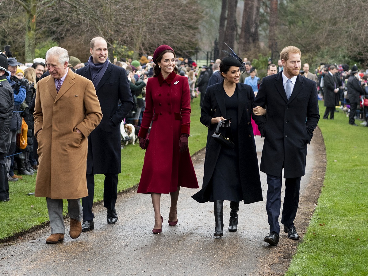 Members of Britain's royal family attend Christmas Day church service at St. Mary Magdalene on the Sandringham estate