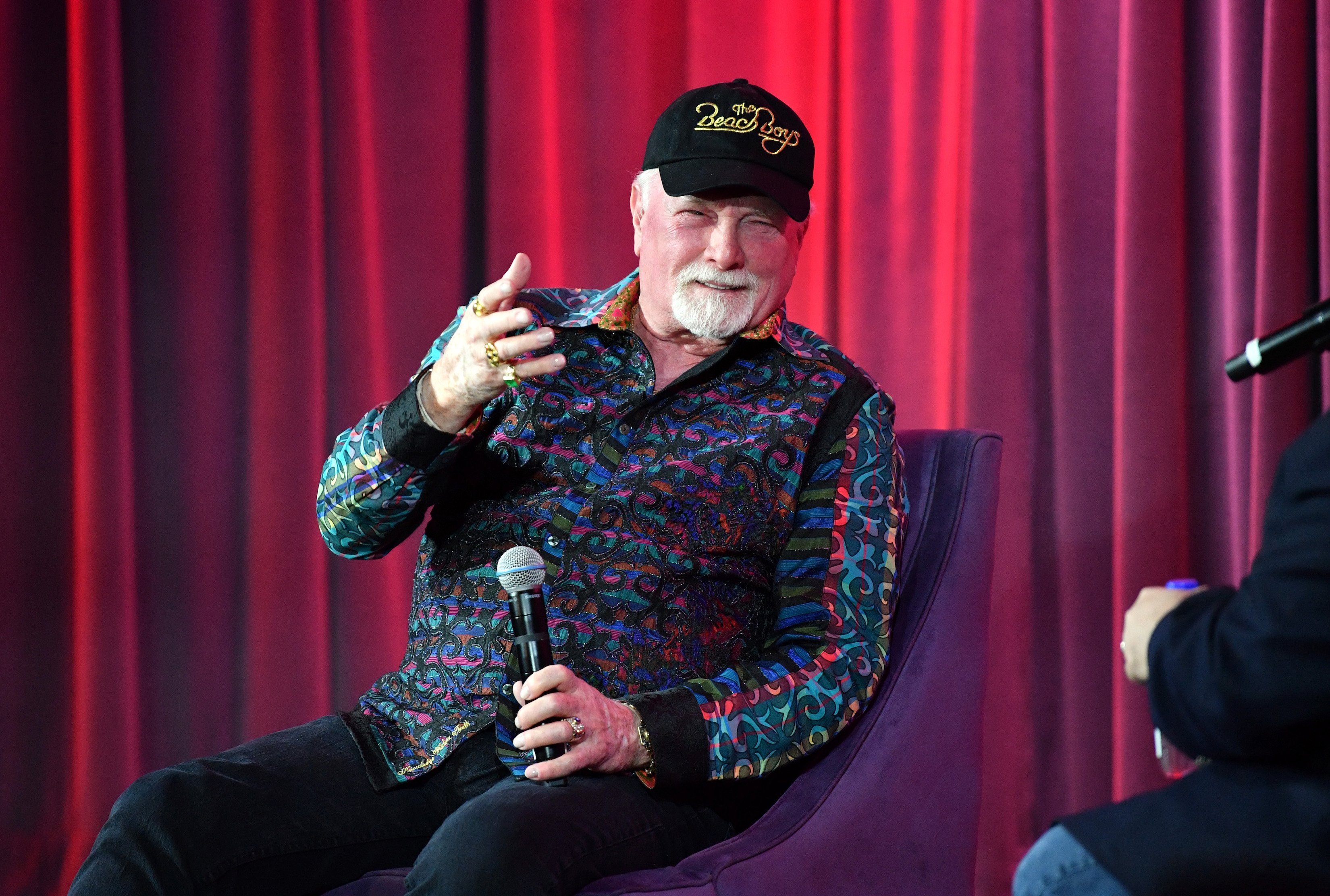 Mike Love of The Beach Boys speaks during a celebration of The Beach Boys' Sail on Sailor - 1972 at The GRAMMY Museum