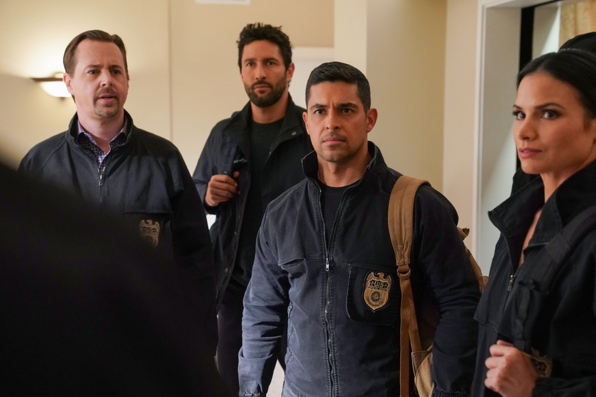 NCIS Season 20 stars Sean Murray as Special Agent Timothy McGee, Noah Mills as Jesse Boone, Wilmer Valderrama as Special Agent Nicholas Nick Torres, and Katrina Law as NCIS Special Agent Jessica Knight