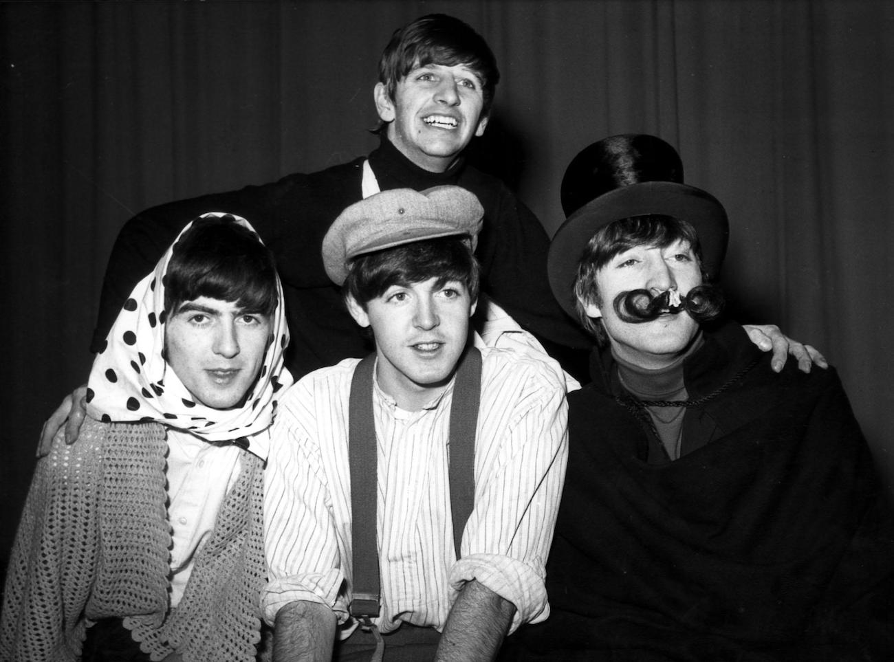 The Beatles, including Paul McCartney, during their Christmas show in 1963.