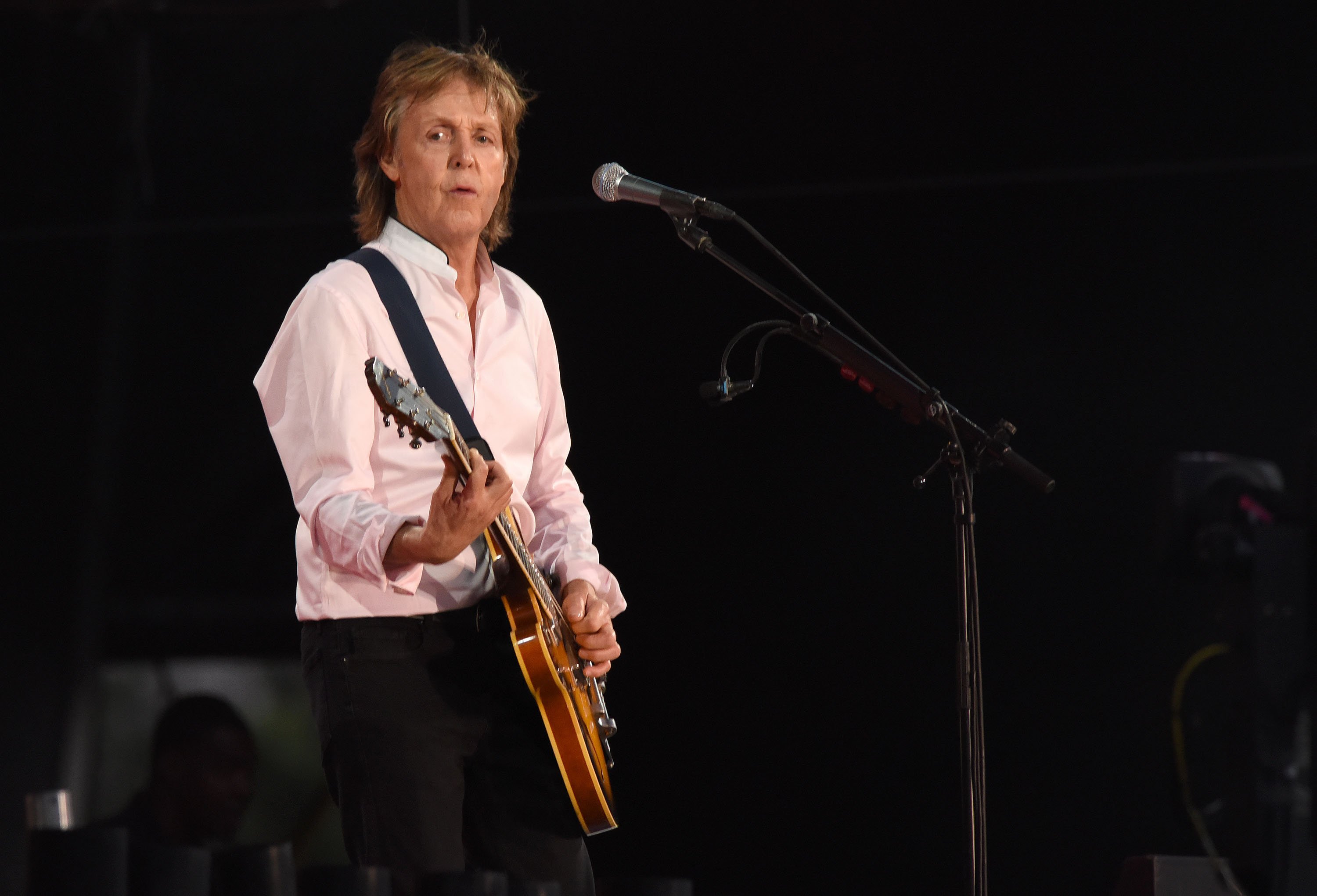Paul McCartney performs at Lollapalooza in Chicago, Illinois