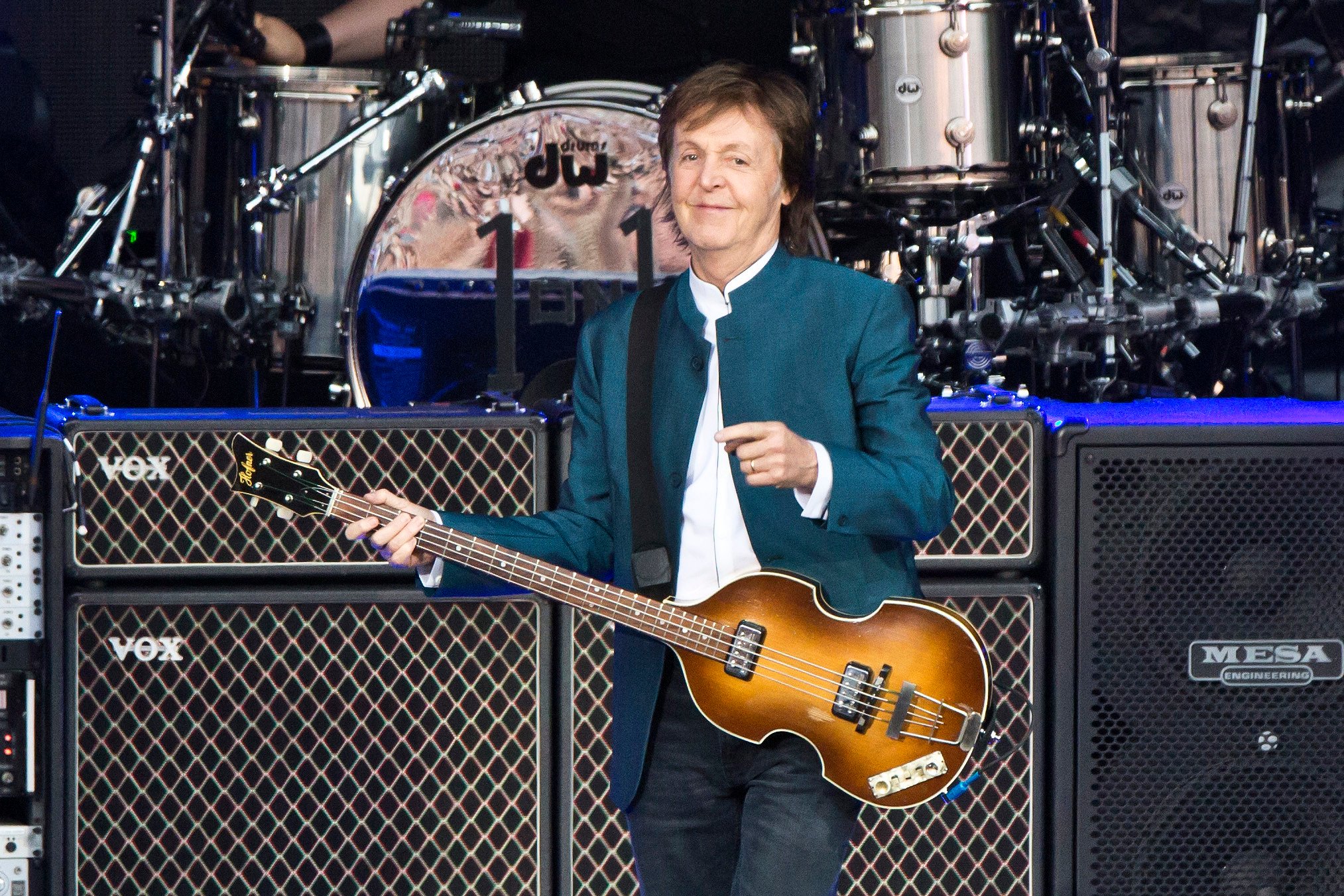 Paul McCartney performs at the Waldbuehne in Berlin, Germany