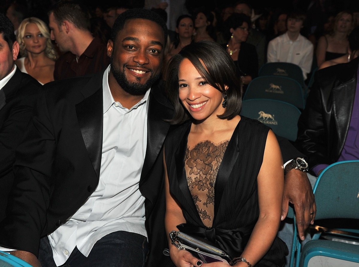 Pittsburgh Steelers coach Mike Tomlin and his wife Kiya Winston pose for a photo at the Country Music Awards