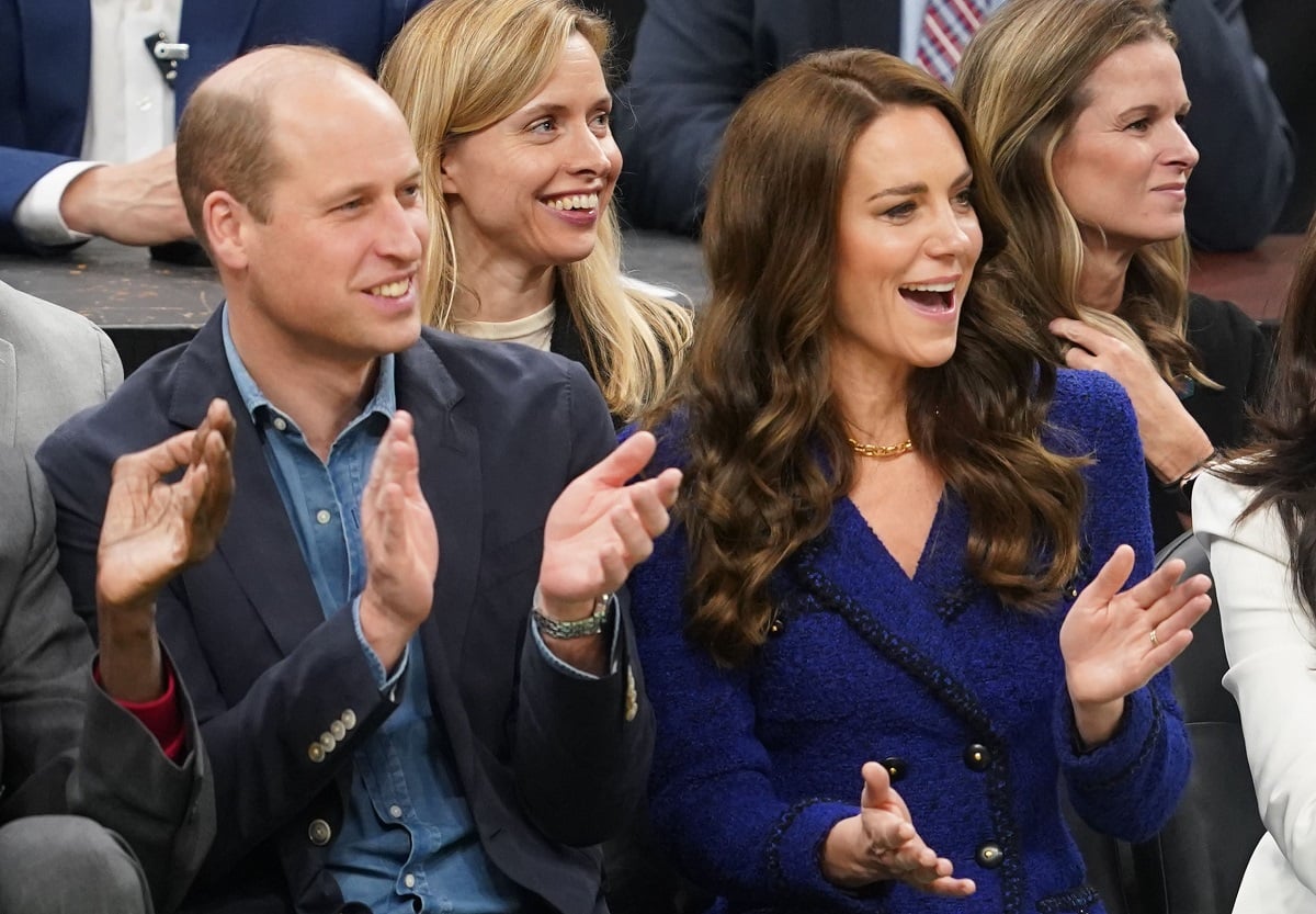 Prince William and Kate Middleton, who body language expert said were "relaxed" and "confident" during U.S trip, watch an NBA game between the Boston Celtics and the Miami Heat