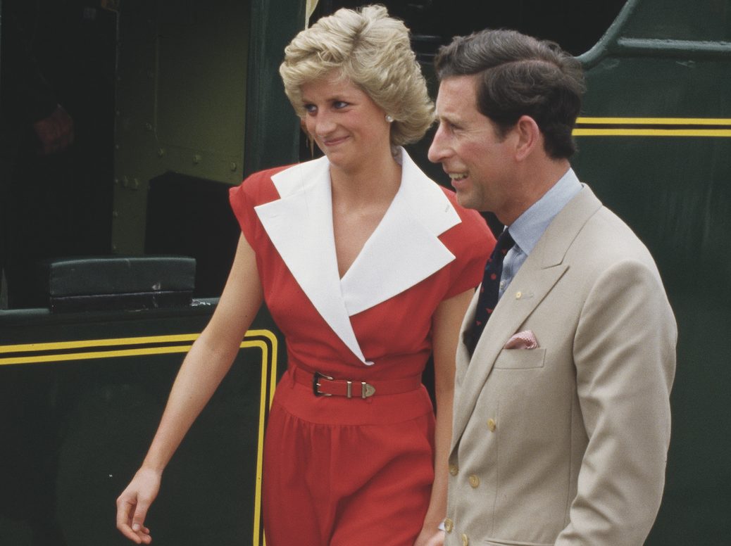 Princess Diana and King Charles, who looked like a 'sore loser' after Princess Diana's 'legendary' piano performance in Australia in 1988, according to a body language expert, smile in Melbourne, Australia
