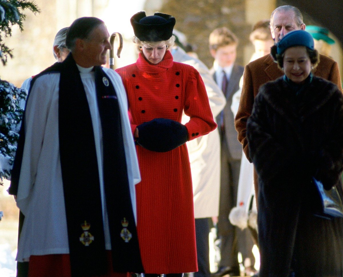 Princess Diana, Prince Philip, and Queen Elizabeth II, who members of the royal family didn't go to bed before on New Year's Eve, according to the queen's private secretary's memoirs